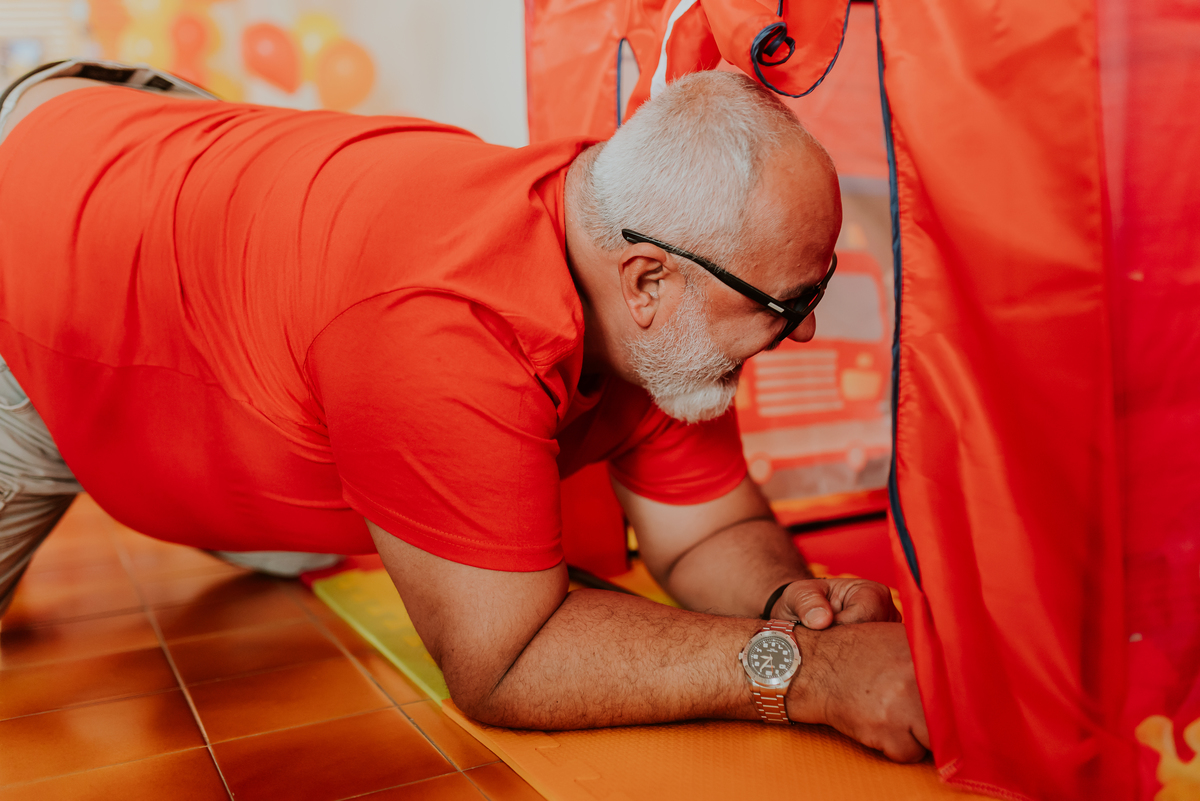fotografia festa infantil freguesia Rio de Janeiro ilha do governador 2 anos dom tema bombeiro fotografa familia