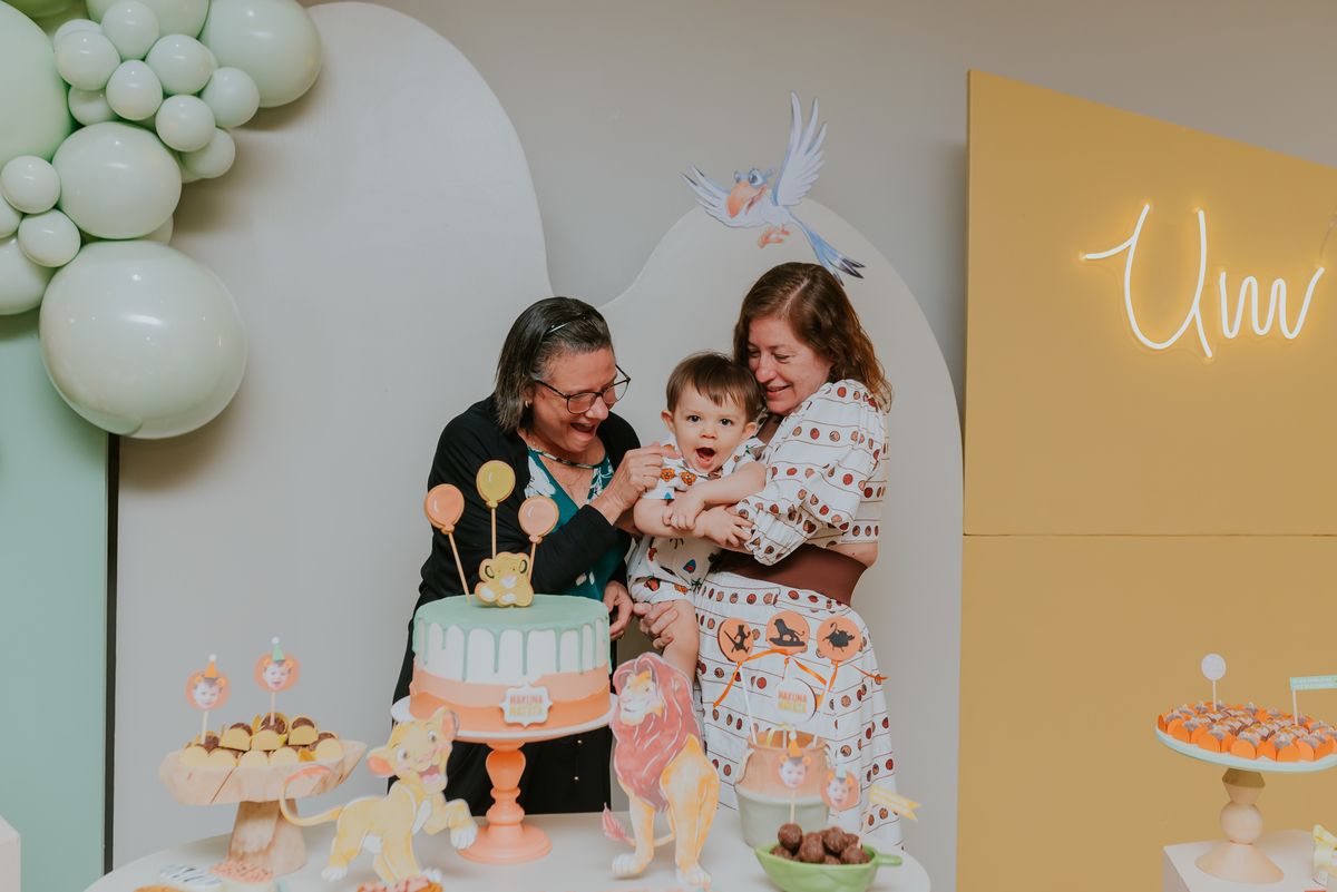 fotografia festa infantil Rio de Janeiro 1 ano Miguel rei leao fotografa 