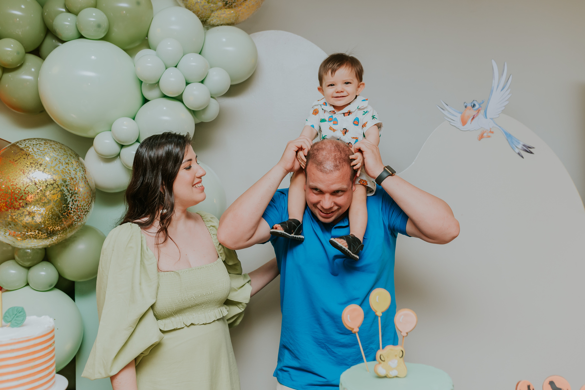 fotografia festa infantil Rio de Janeiro 1 ano Miguel rei leao fotografa 