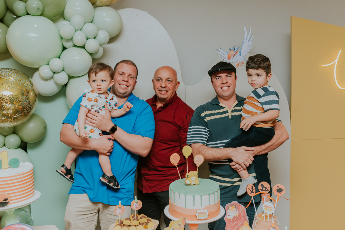 fotografia festa infantil Rio de Janeiro 1 ano Miguel rei leao fotografa 