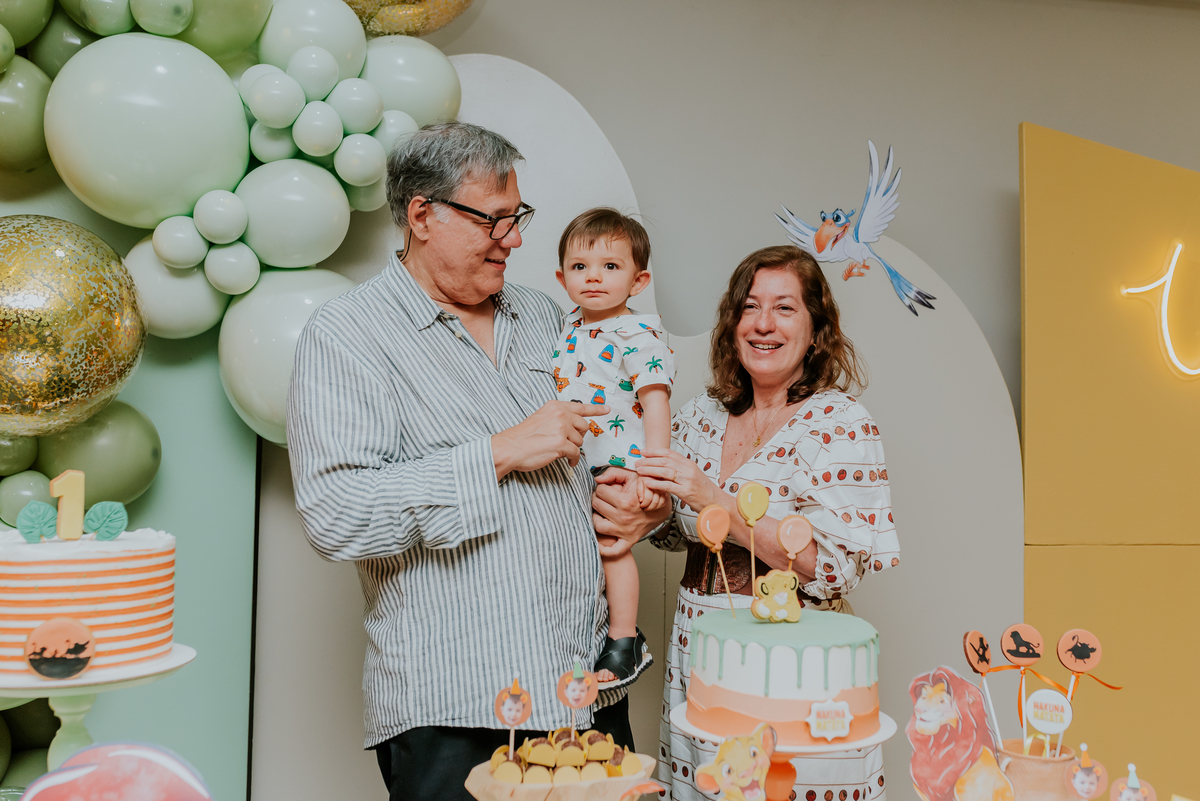 fotografia festa infantil Rio de Janeiro 1 ano Miguel rei leao fotografa 