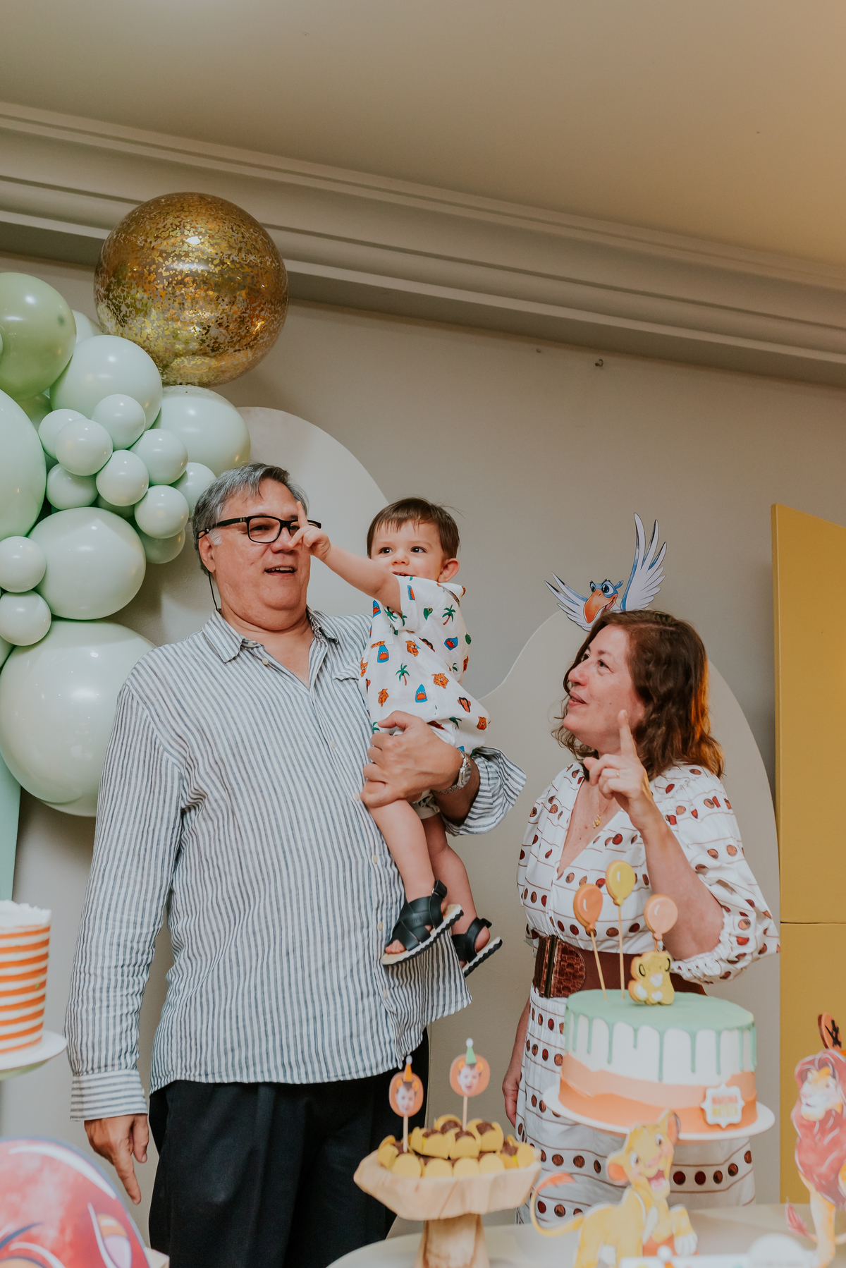 fotografia festa infantil Rio de Janeiro 1 ano Miguel rei leao fotografa 