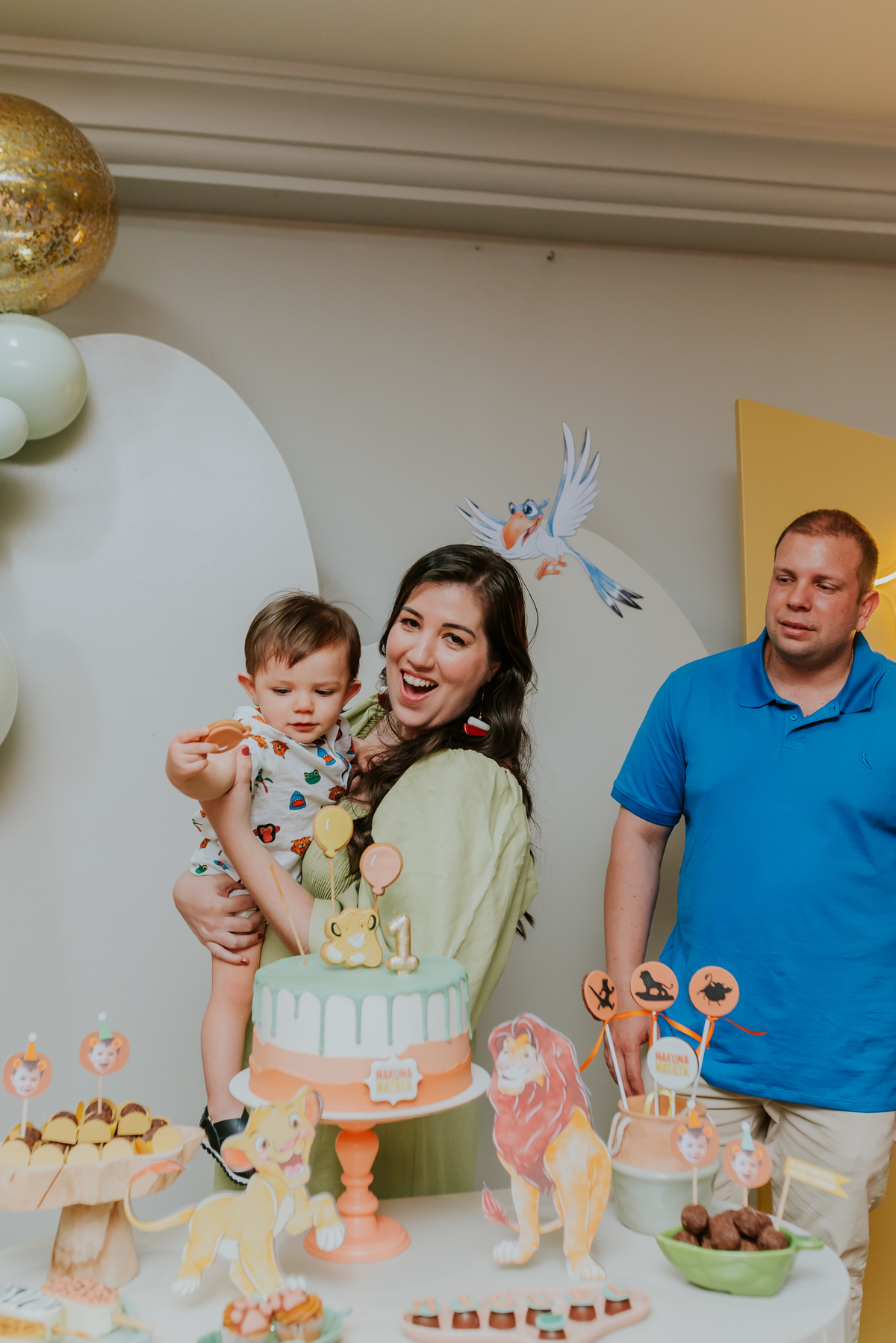 fotografia festa infantil Rio de Janeiro 1 ano Miguel rei leao fotografa 