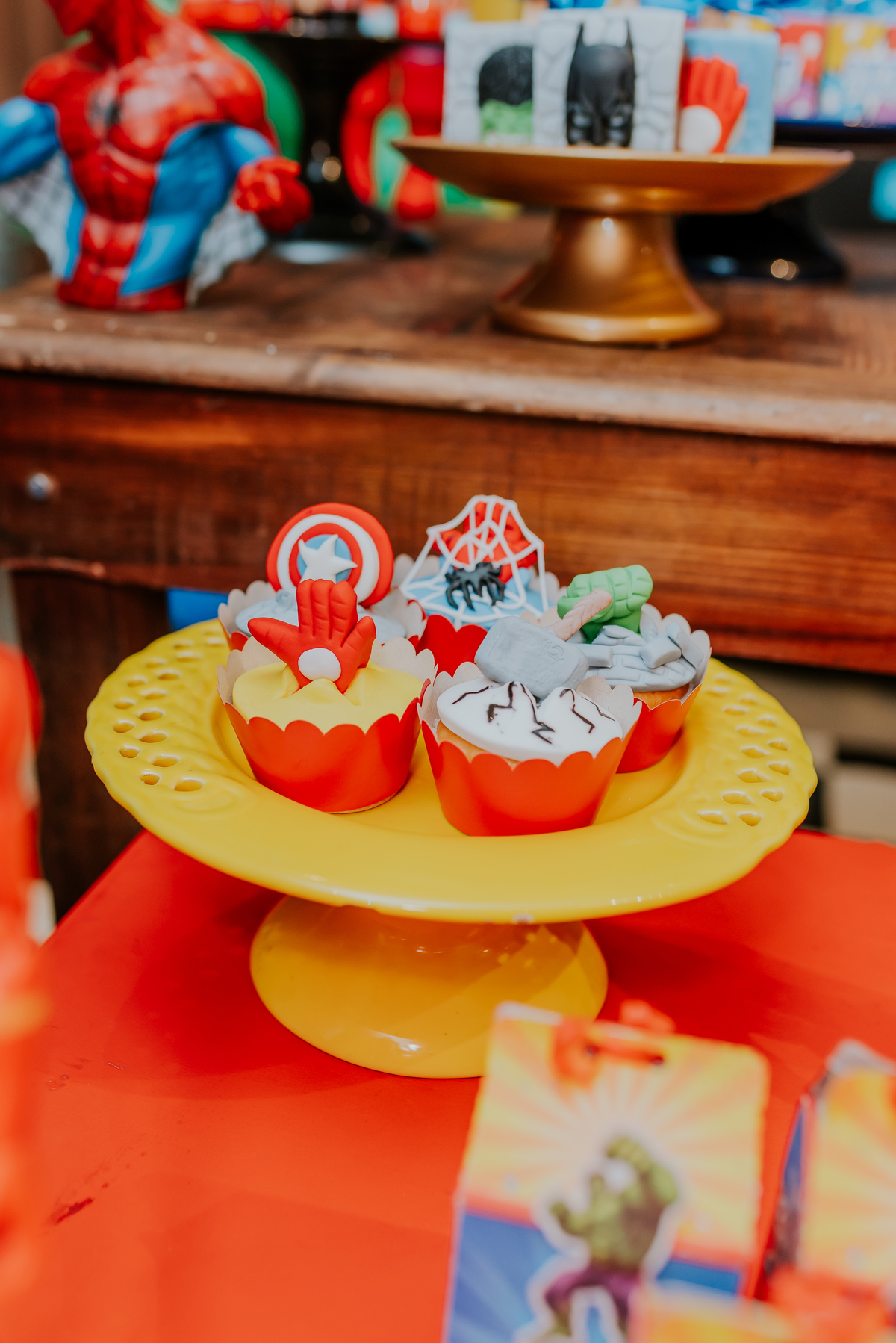 fotografia festa infantil Copacabana Rio de Janeiro 3 anos David 5 anos leticia super herois encanto fotografa familia