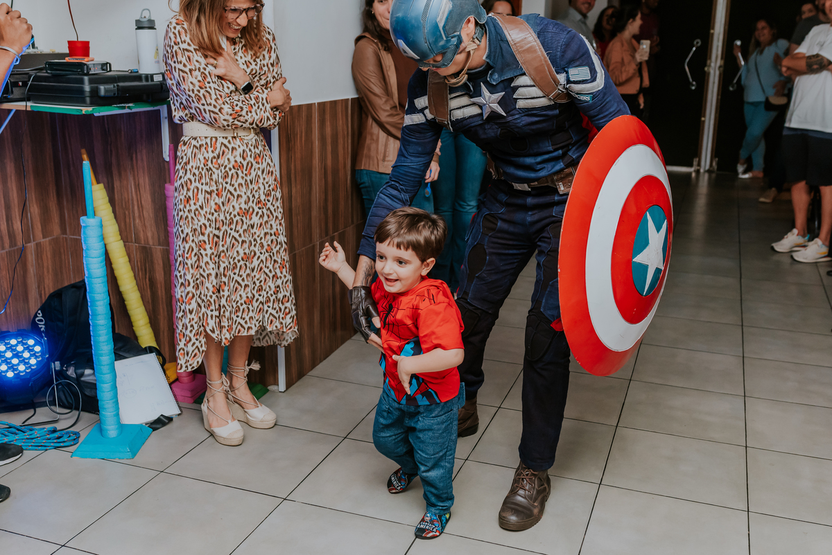fotografia festa infantil Copacabana Rio de Janeiro 3 anos David 5 anos leticia super herois encanto fotografa familia
