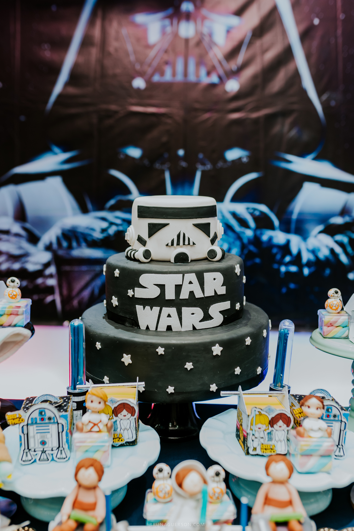 fotografia festa infantil turminha da pesada Tijuca Rio de Janeiro isis e Theo 2 anos gemeos fotografa familia tema stars Wars 