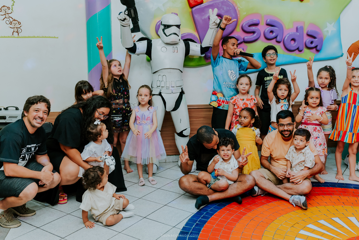 fotografia festa infantil turminha da pesada Tijuca Rio de Janeiro isis e Theo 2 anos gemeos fotografa familia tema stars Wars 