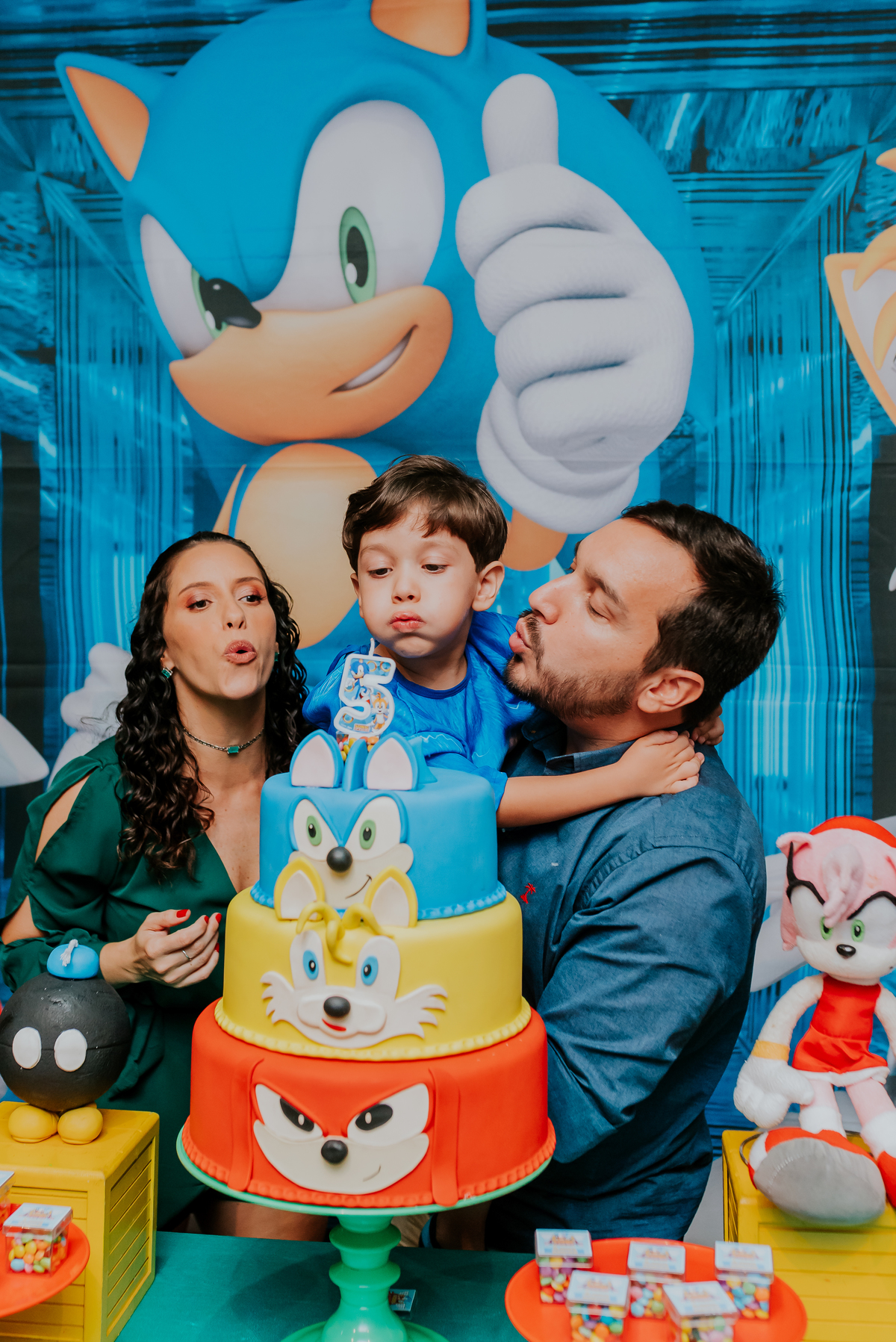 fotografia festa infantil ilha do governador casa de festa adoleta 5 anos Sonic tema fotografa familia rio de janeiro