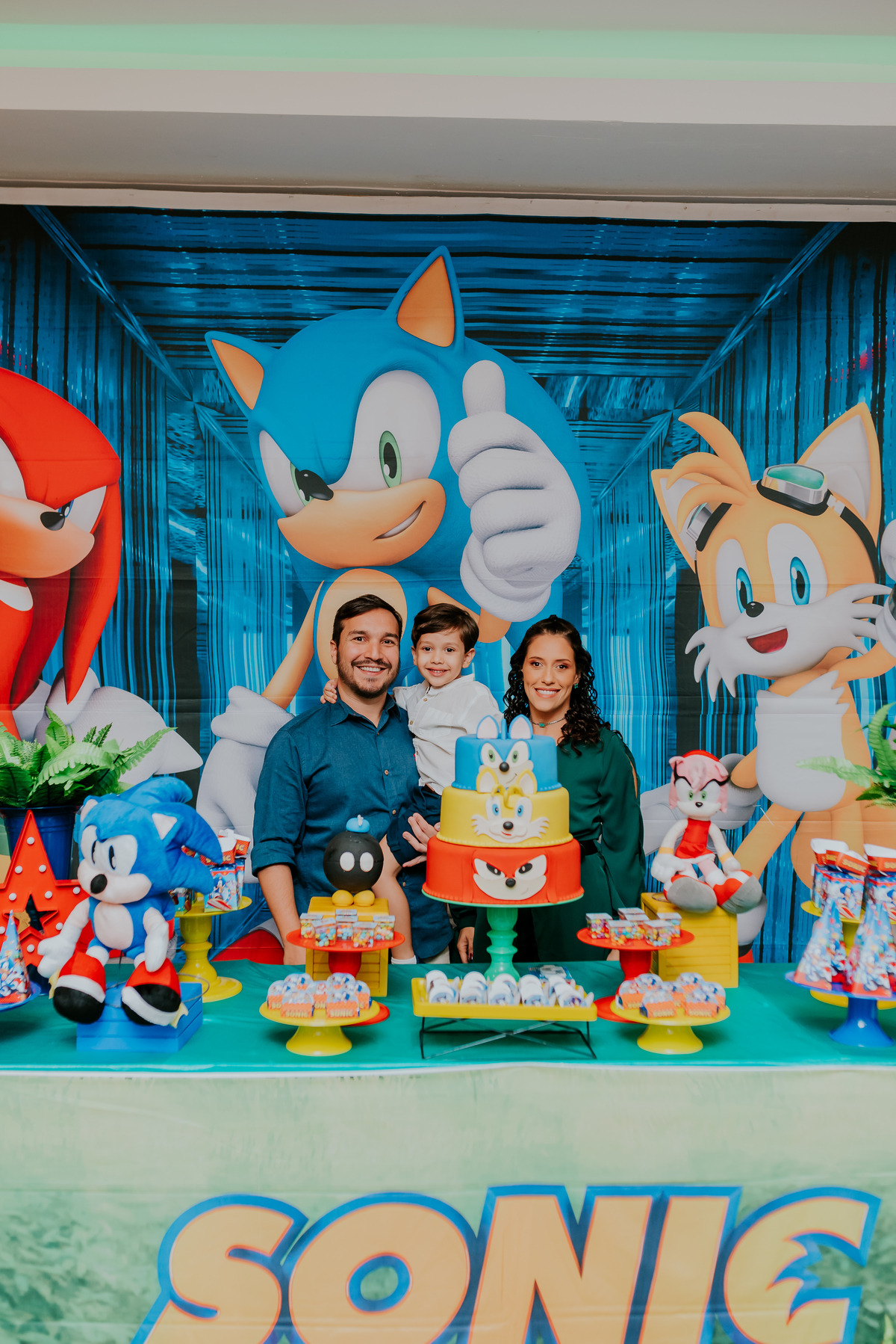 fotografia festa infantil ilha do governador casa de festa adoleta 5 anos Sonic tema fotografa familia rio de janeiro