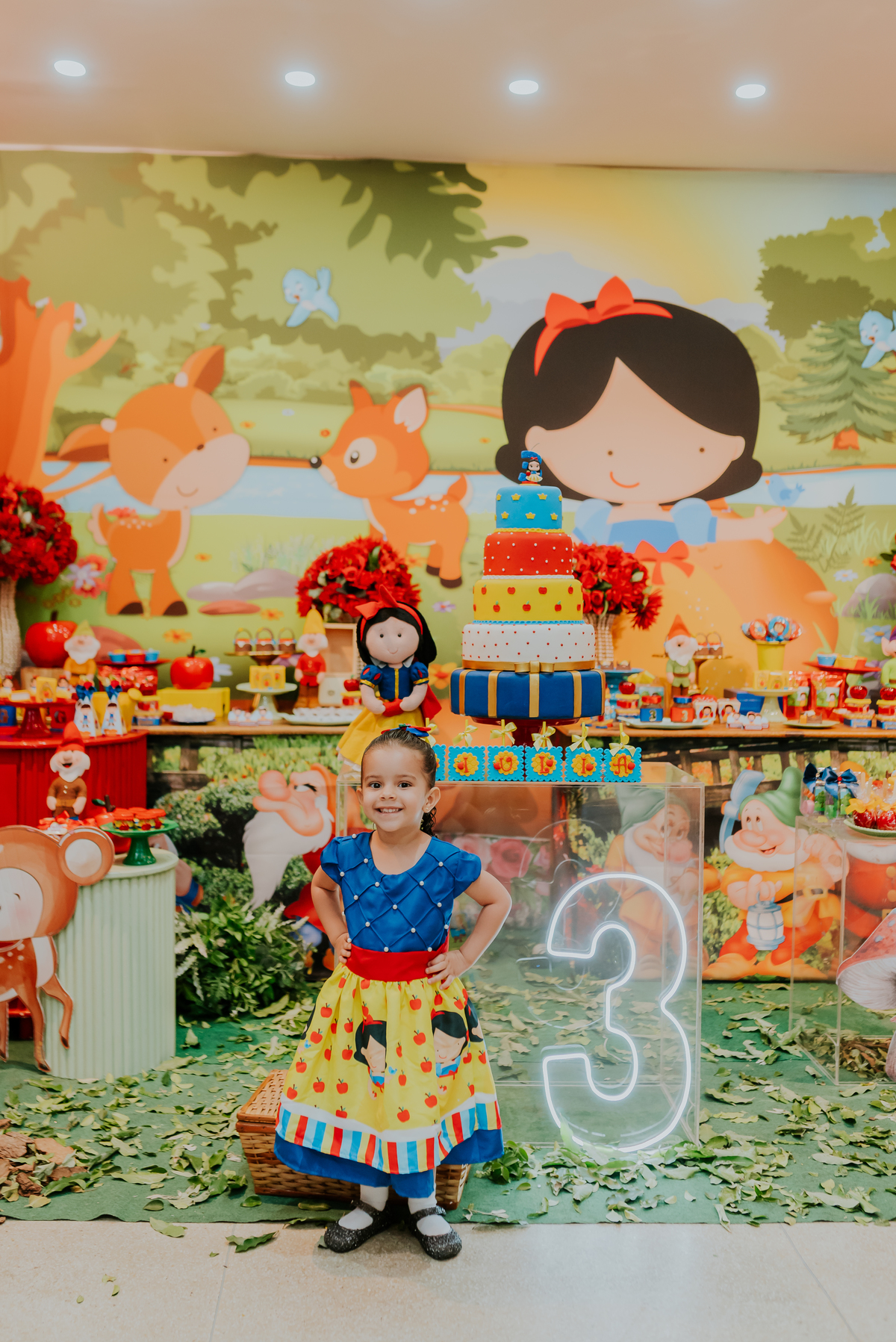 fotografia festa infantil Rio de Janeiro Tijuca Giulia 3 anos branca de neve fotografa bruna guerson