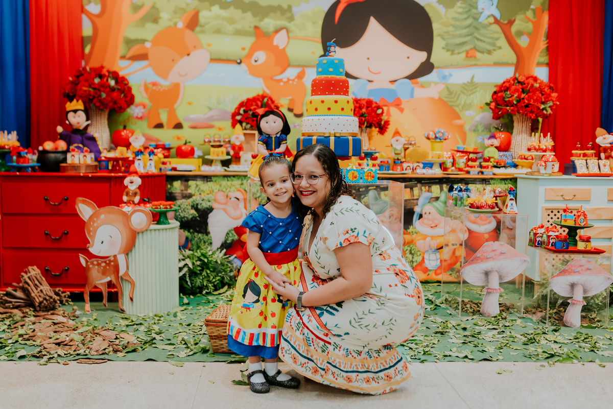 fotografia festa infantil Rio de Janeiro Tijuca Giulia 3 anos branca de neve fotografa bruna guerson