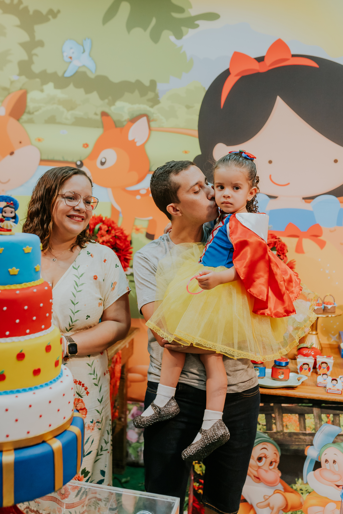 fotografia festa infantil Rio de Janeiro Tijuca Giulia 3 anos branca de neve fotografa bruna guerson