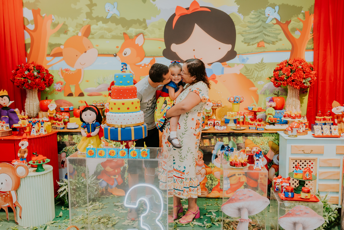 fotografia festa infantil Rio de Janeiro Tijuca Giulia 3 anos branca de neve fotografa bruna guerson
