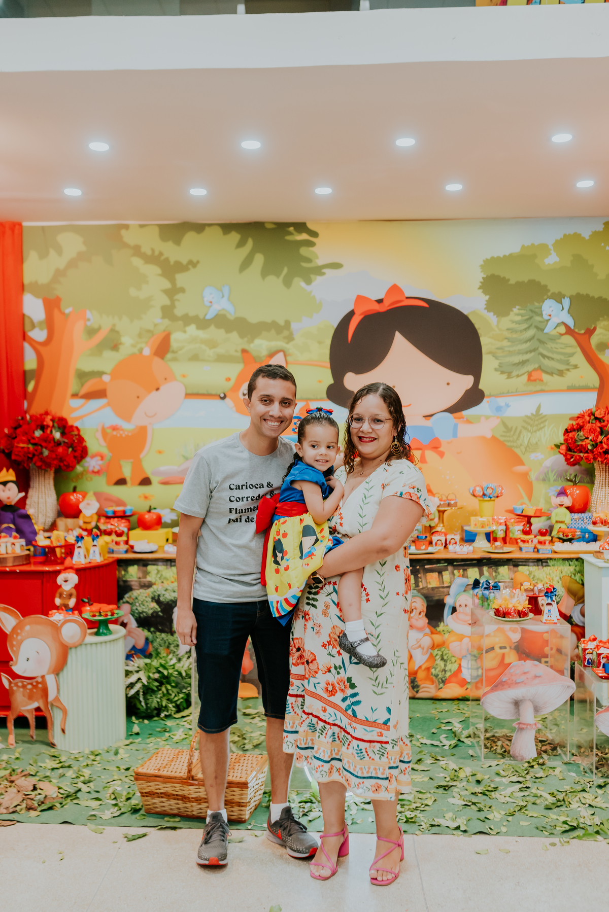 fotografia festa infantil Rio de Janeiro Tijuca Giulia 3 anos branca de neve fotografa bruna guerson