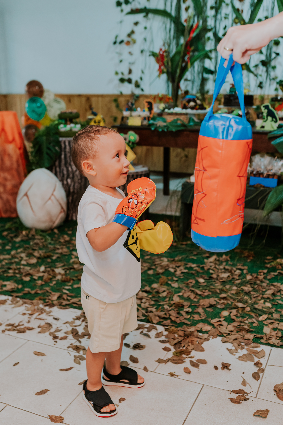 fotografia festa infantil 3 anos Joaquim ilha do governador dinossauro fotografa familia bruna Guerson ufrj 