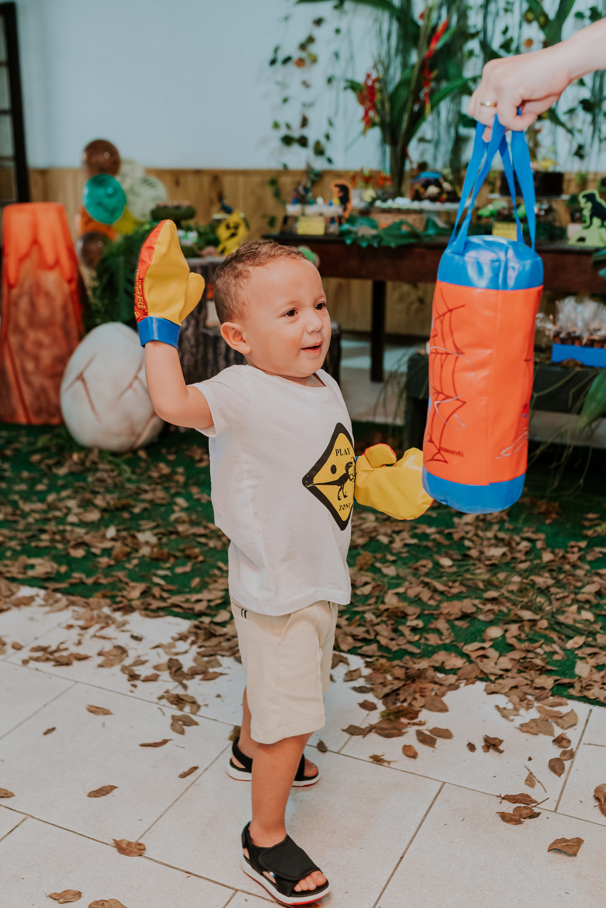 fotografia festa infantil 3 anos Joaquim ilha do governador dinossauro fotografa familia bruna Guerson ufrj 