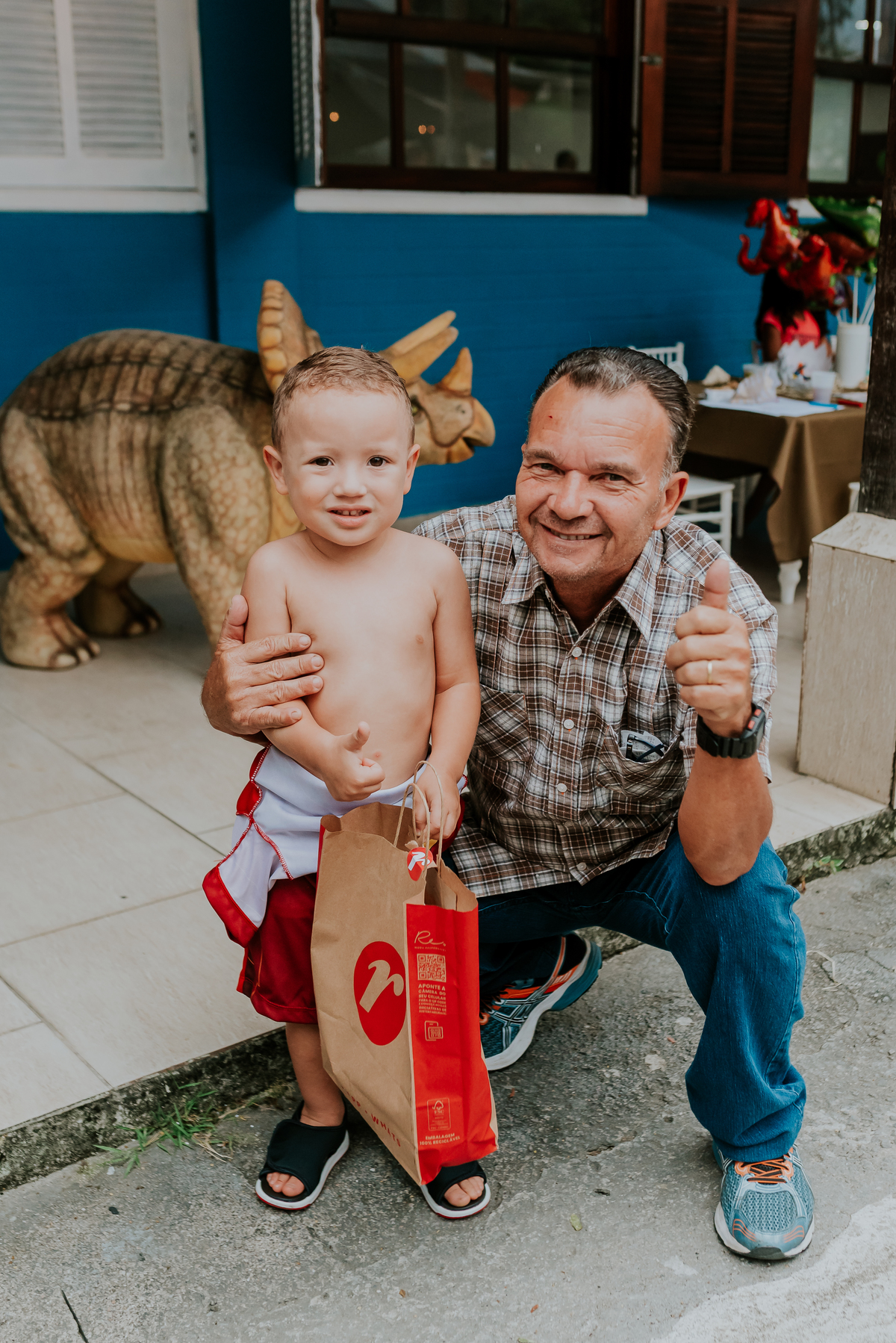 fotografia festa infantil 3 anos Joaquim ilha do governador dinossauro fotografa familia bruna Guerson ufrj 