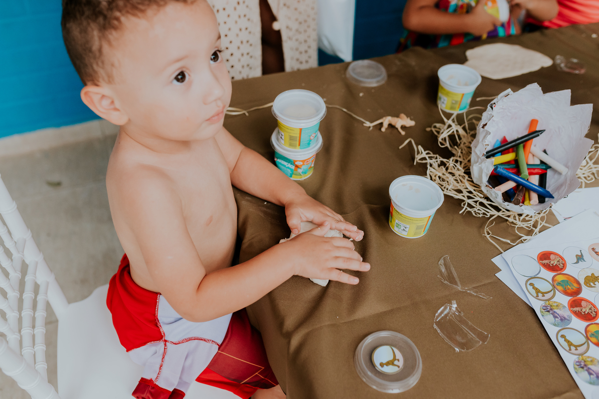 fotografia festa infantil 3 anos Joaquim ilha do governador dinossauro fotografa familia bruna Guerson ufrj 