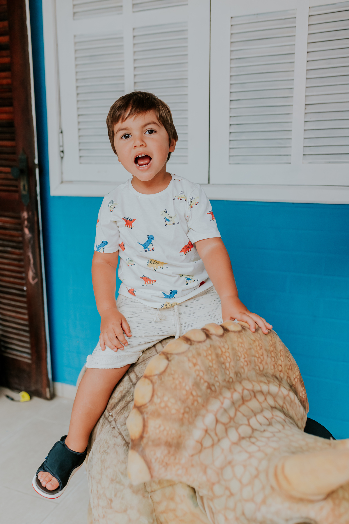 fotografia festa infantil 3 anos Joaquim ilha do governador dinossauro fotografa familia bruna Guerson ufrj 