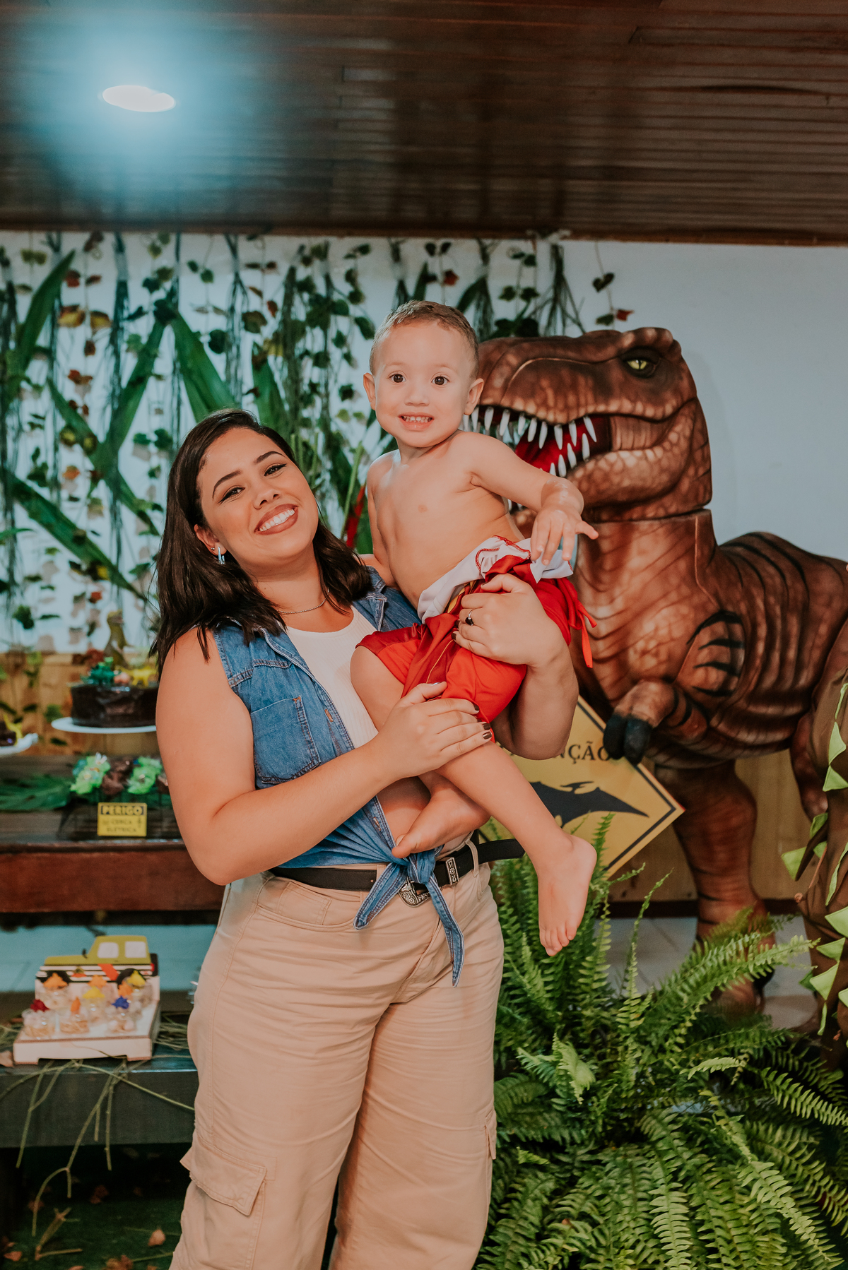 fotografia festa infantil 3 anos Joaquim ilha do governador dinossauro fotografa familia bruna Guerson ufrj 