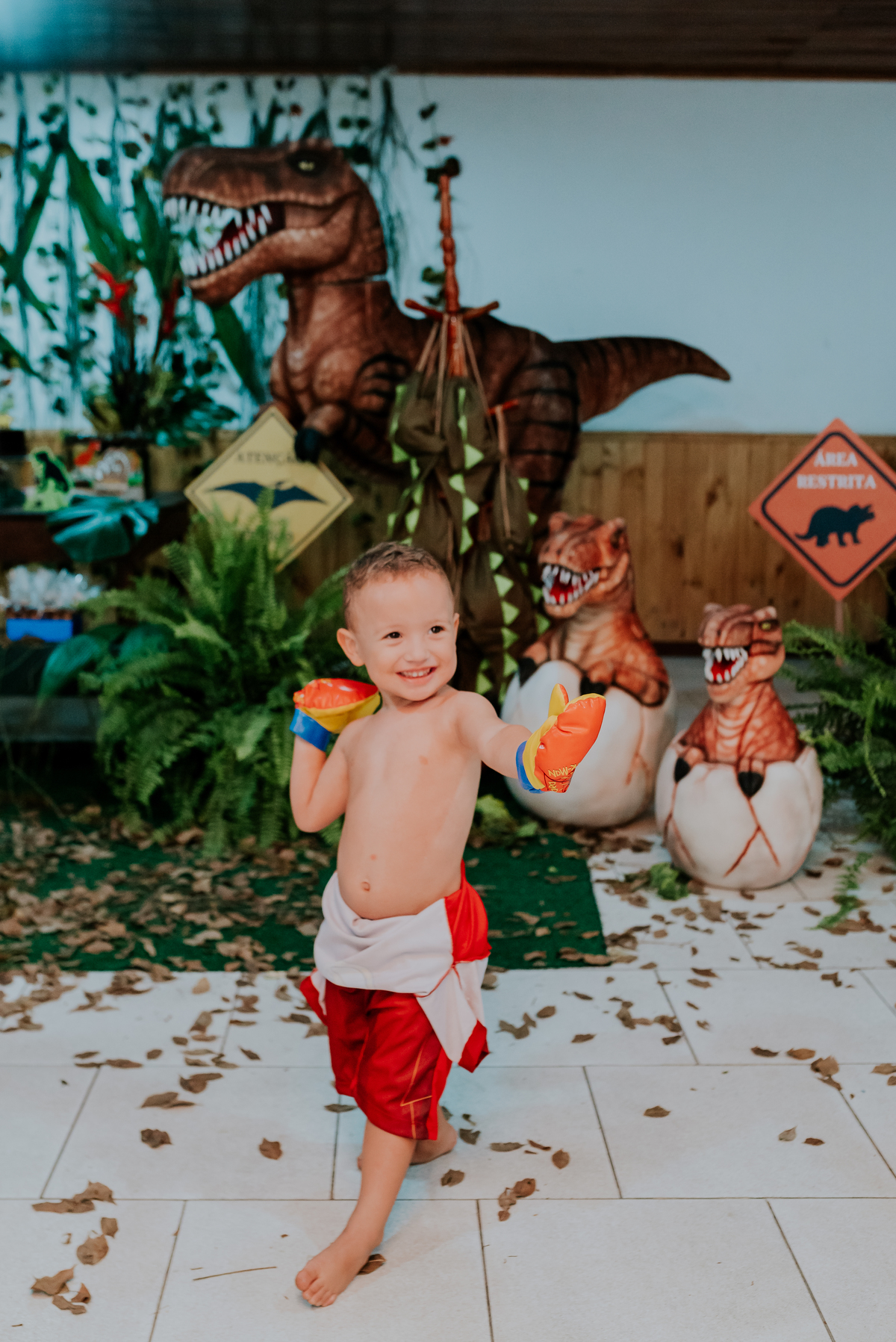 fotografia festa infantil 3 anos Joaquim ilha do governador dinossauro fotografa familia bruna Guerson ufrj 