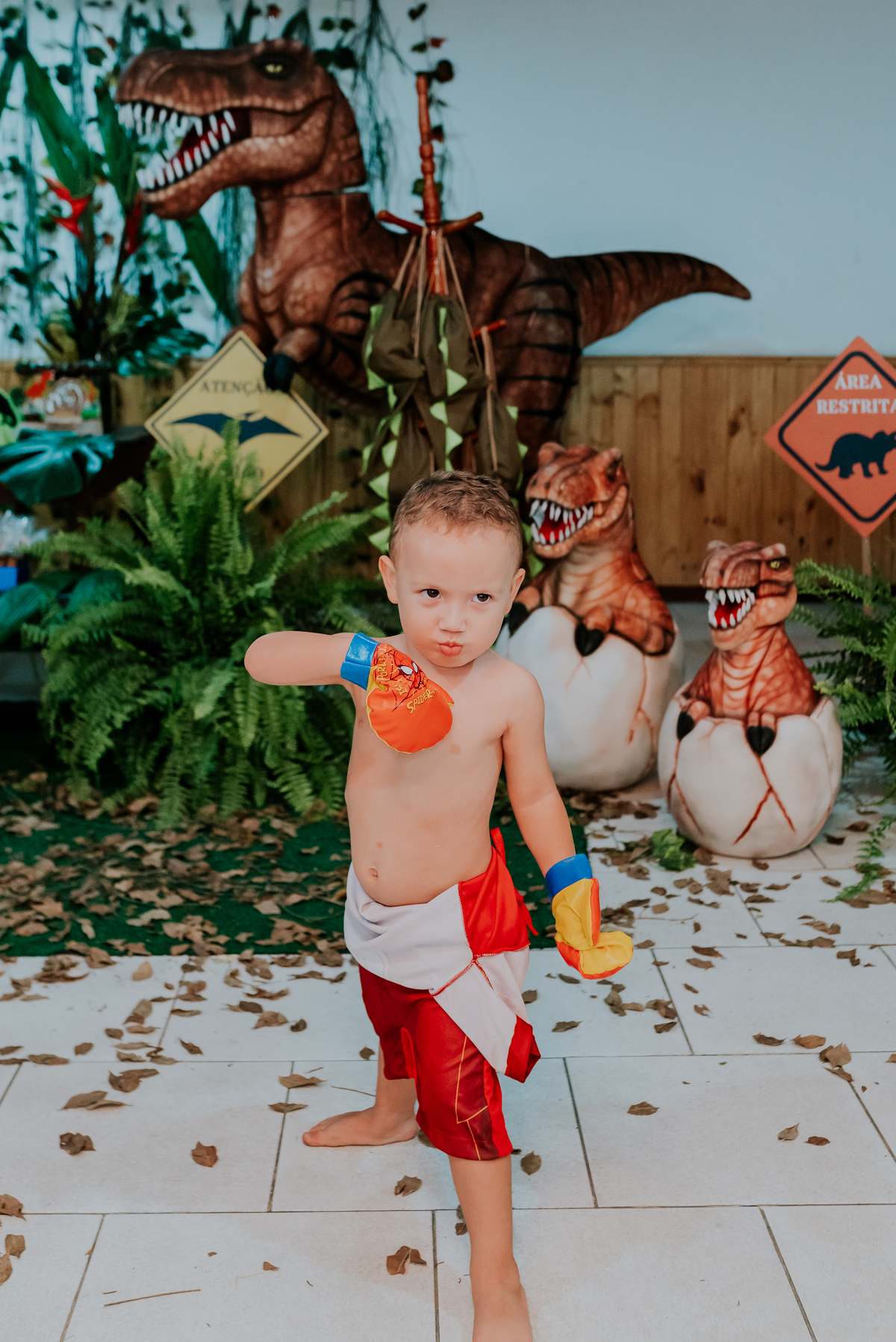 fotografia festa infantil 3 anos Joaquim ilha do governador dinossauro fotografa familia bruna Guerson ufrj 