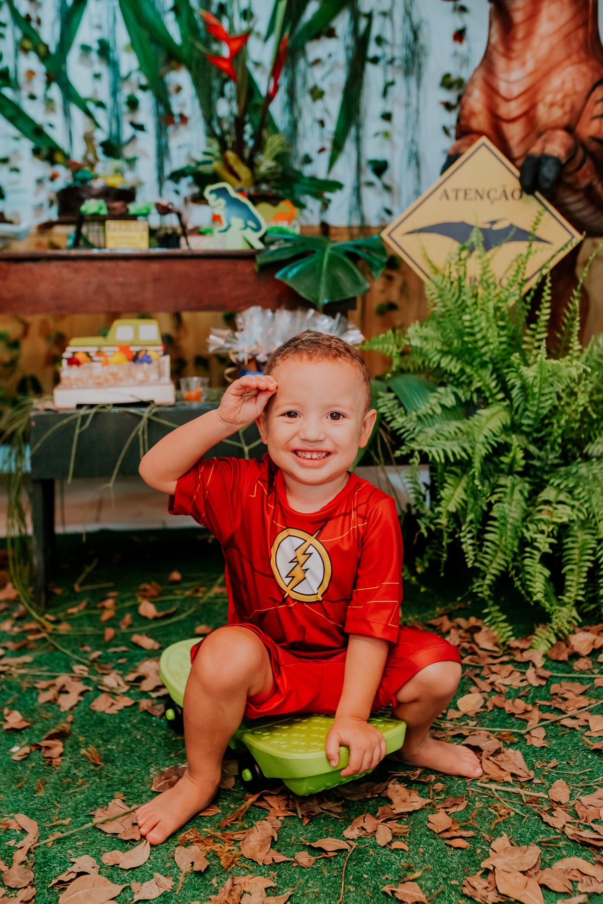 fotografia festa infantil 3 anos Joaquim ilha do governador dinossauro fotografa familia bruna Guerson ufrj 