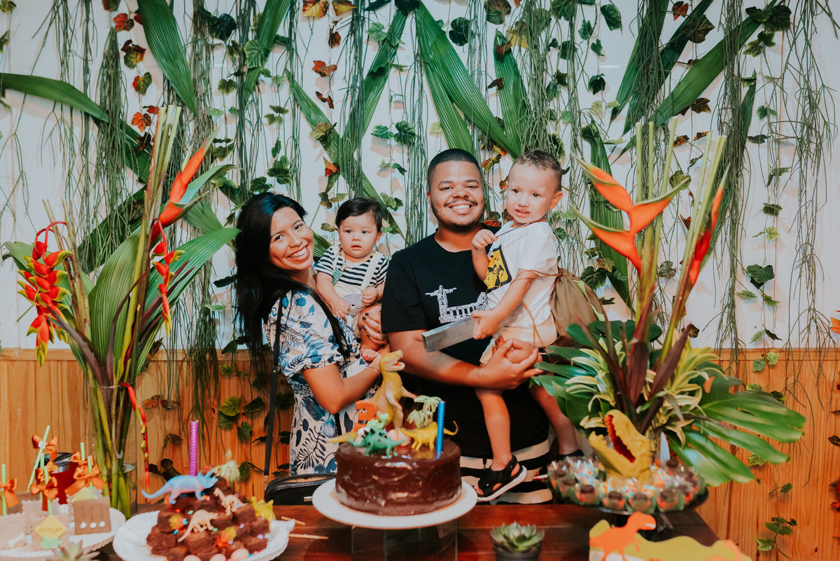 fotografia festa infantil 3 anos Joaquim ilha do governador dinossauro fotografa familia bruna Guerson ufrj 