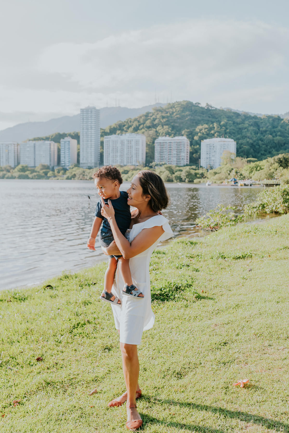 fotografia ensaio externo lagoa rodrigo de Freitas familia ao ar livre Rio de Janeiro rj bruna Guerson