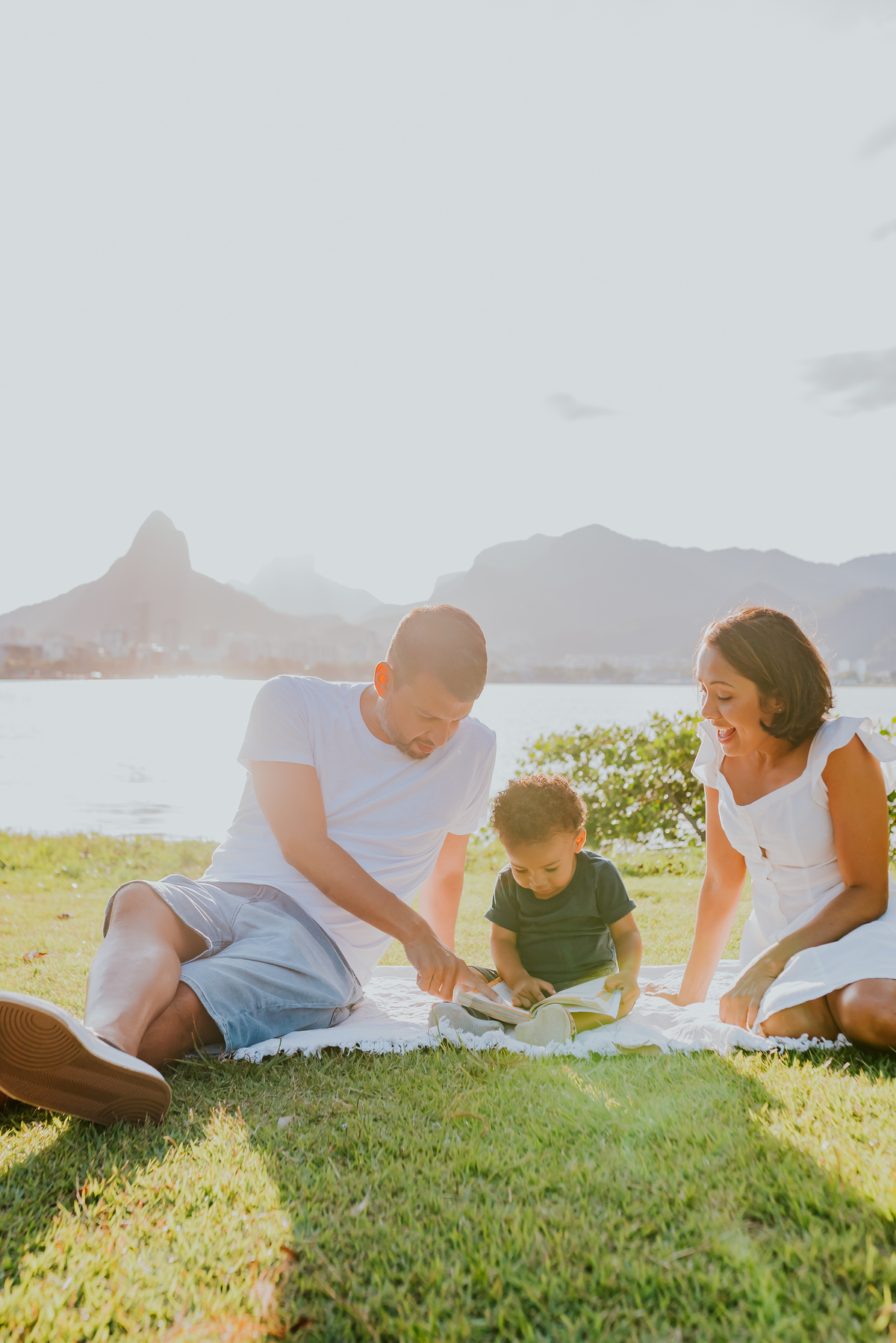 fotografia ensaio externo lagoa rodrigo de Freitas familia ao ar livre Rio de Janeiro rj bruna Guerson