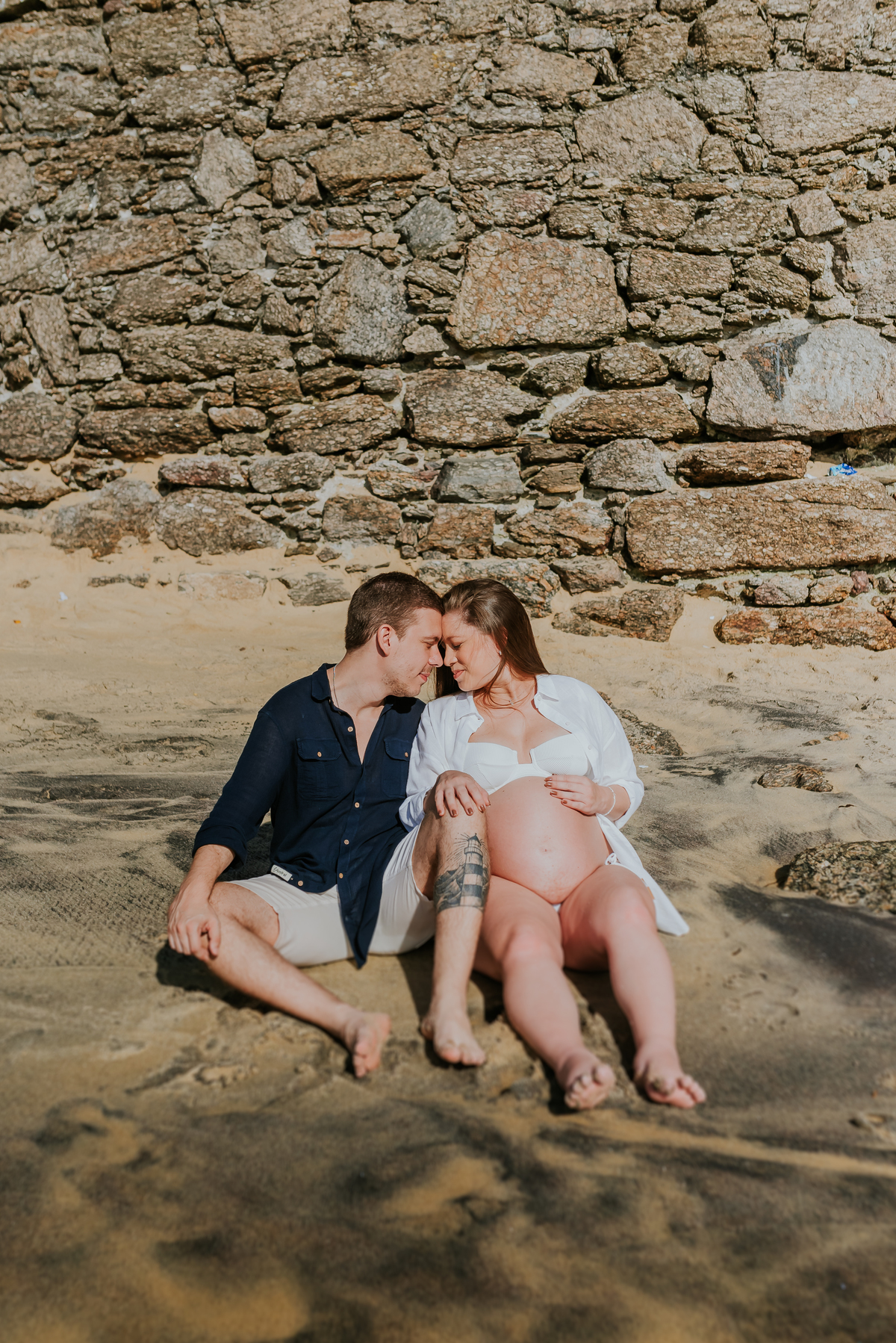 fotografia ensaio de gestante externo praia vermelha urca rio de janeiro fotografa de familia rj a espera do José 