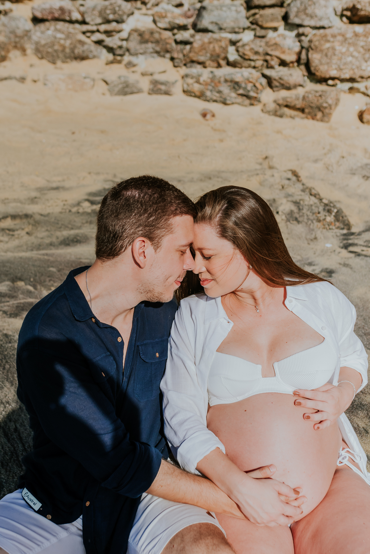 fotografia ensaio de gestante externo praia vermelha urca rio de janeiro fotografa de familia rj a espera do José 