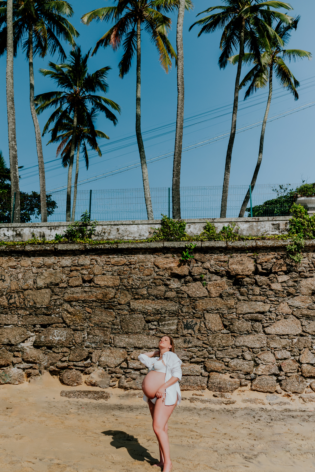 fotografia ensaio de gestante externo praia vermelha urca rio de janeiro fotografa de familia rj a espera do José 