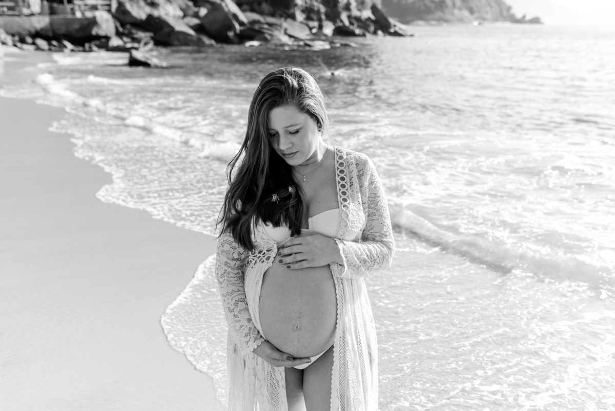 fotografia ensaio de gestante externo praia vermelha urca rio de janeiro fotografa de familia rj a espera do José 