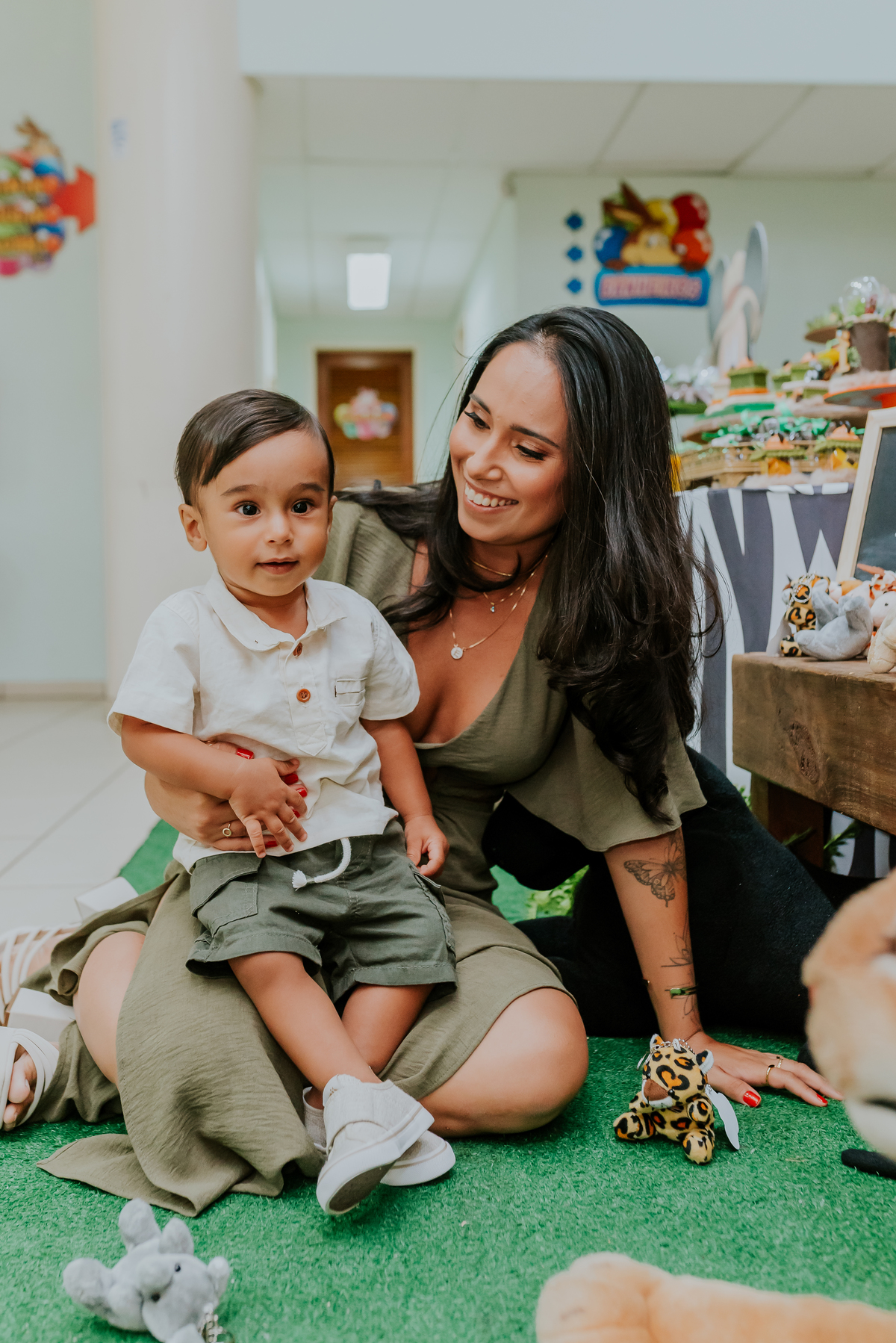 fotografia Rio de Janeiro festa infantil espaço diversão fotografa de familia 1 ano eduardo tema Mickey safari 
