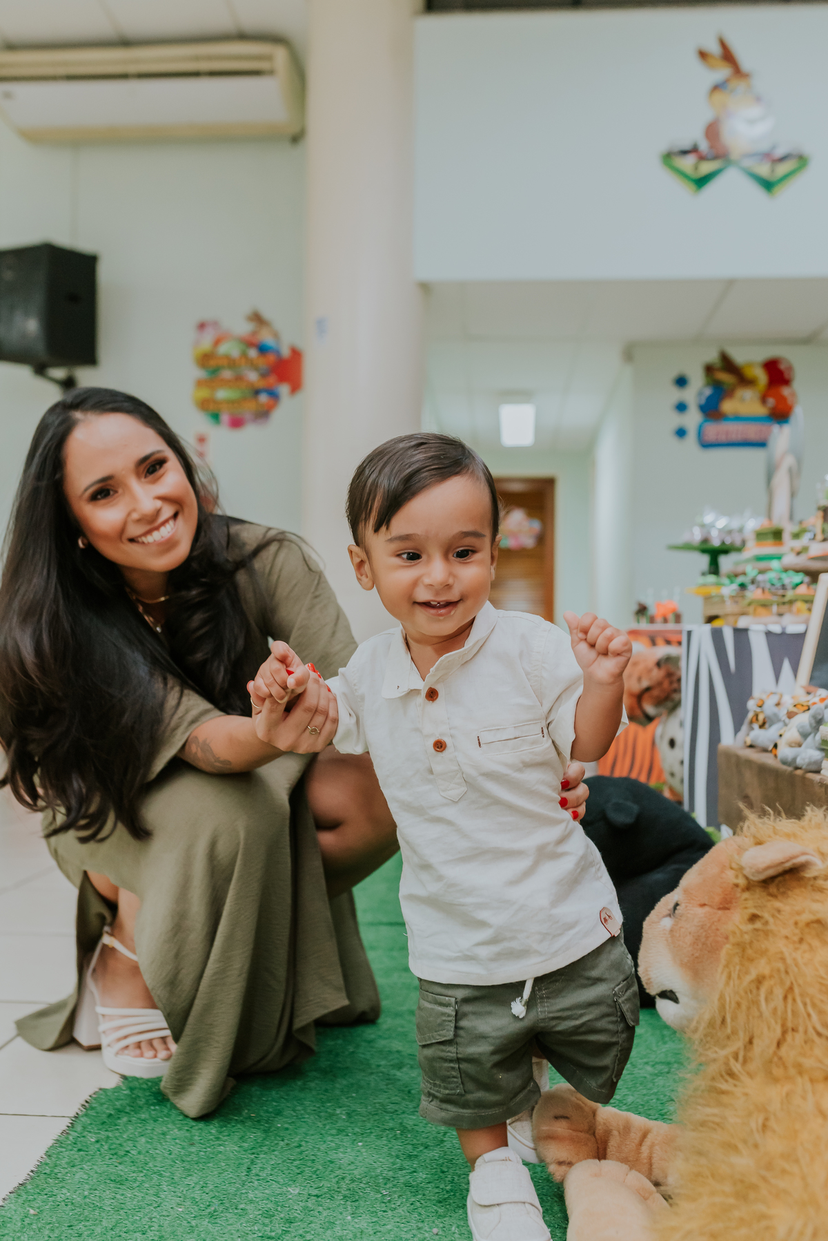 fotografia Rio de Janeiro festa infantil espaço diversão fotografa de familia 1 ano eduardo tema Mickey safari 