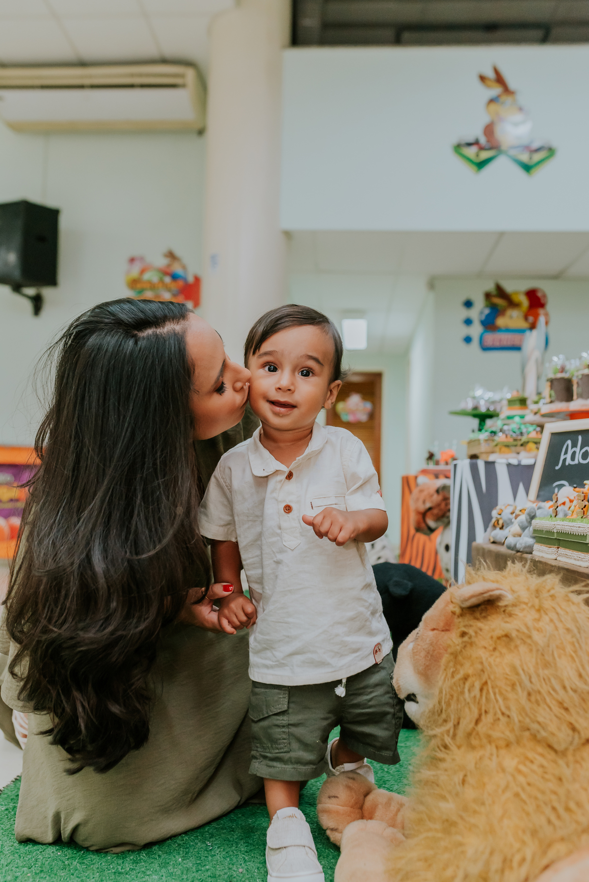 fotografia Rio de Janeiro festa infantil espaço diversão fotografa de familia 1 ano eduardo tema Mickey safari 