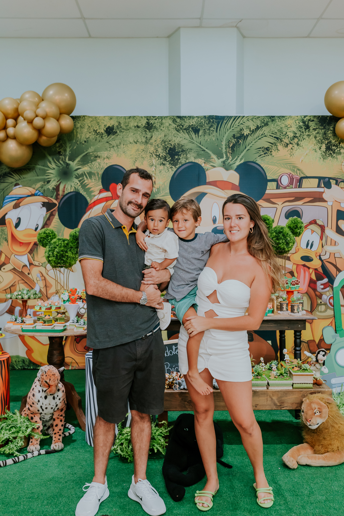 fotografia Rio de Janeiro festa infantil espaço diversão fotografa de familia 1 ano eduardo tema Mickey safari 