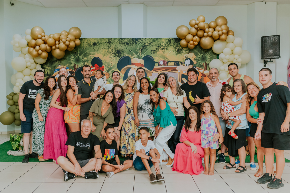 fotografia Rio de Janeiro festa infantil espaço diversão fotografa de familia 1 ano eduardo tema Mickey safari 