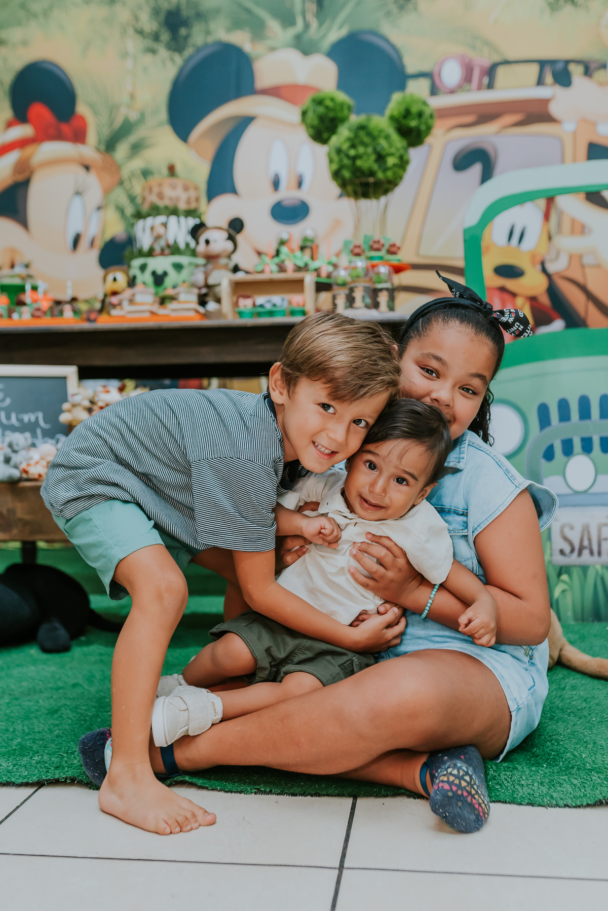 fotografia Rio de Janeiro festa infantil espaço diversão fotografa de familia 1 ano eduardo tema Mickey safari 