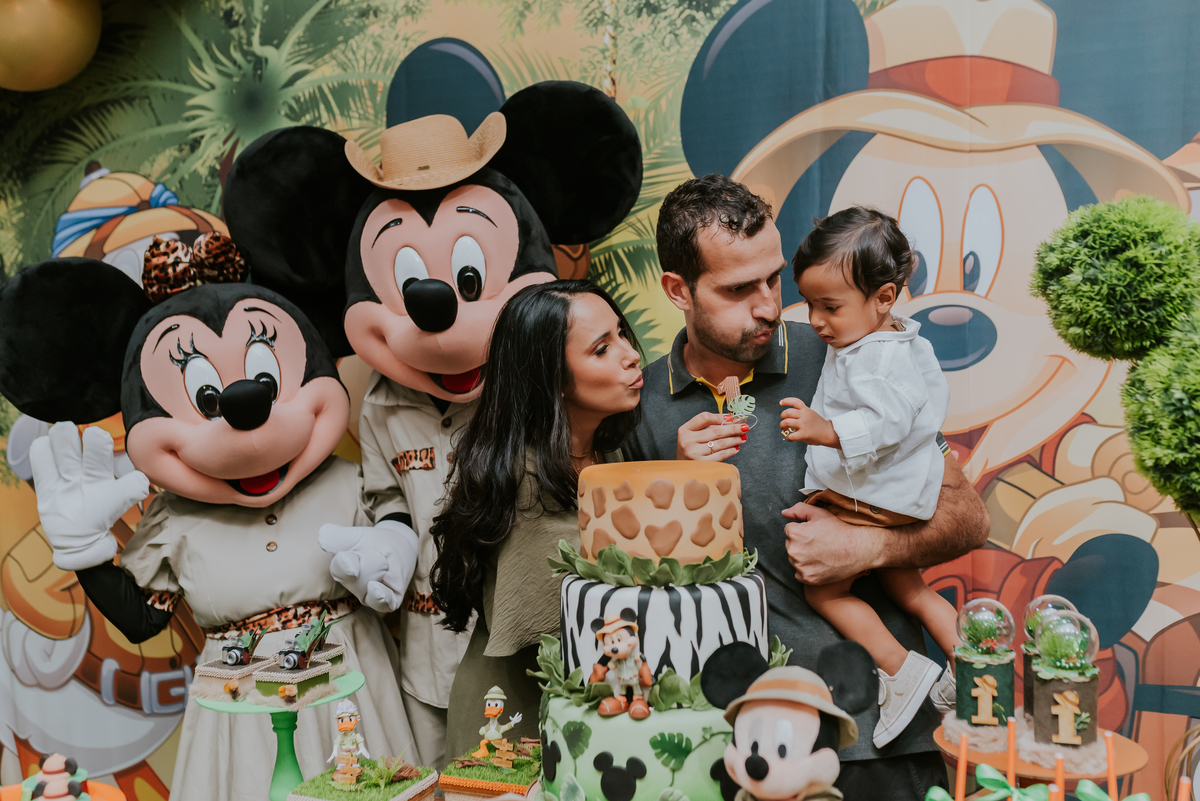 fotografia Rio de Janeiro festa infantil espaço diversão fotografa de familia 1 ano eduardo tema Mickey safari 