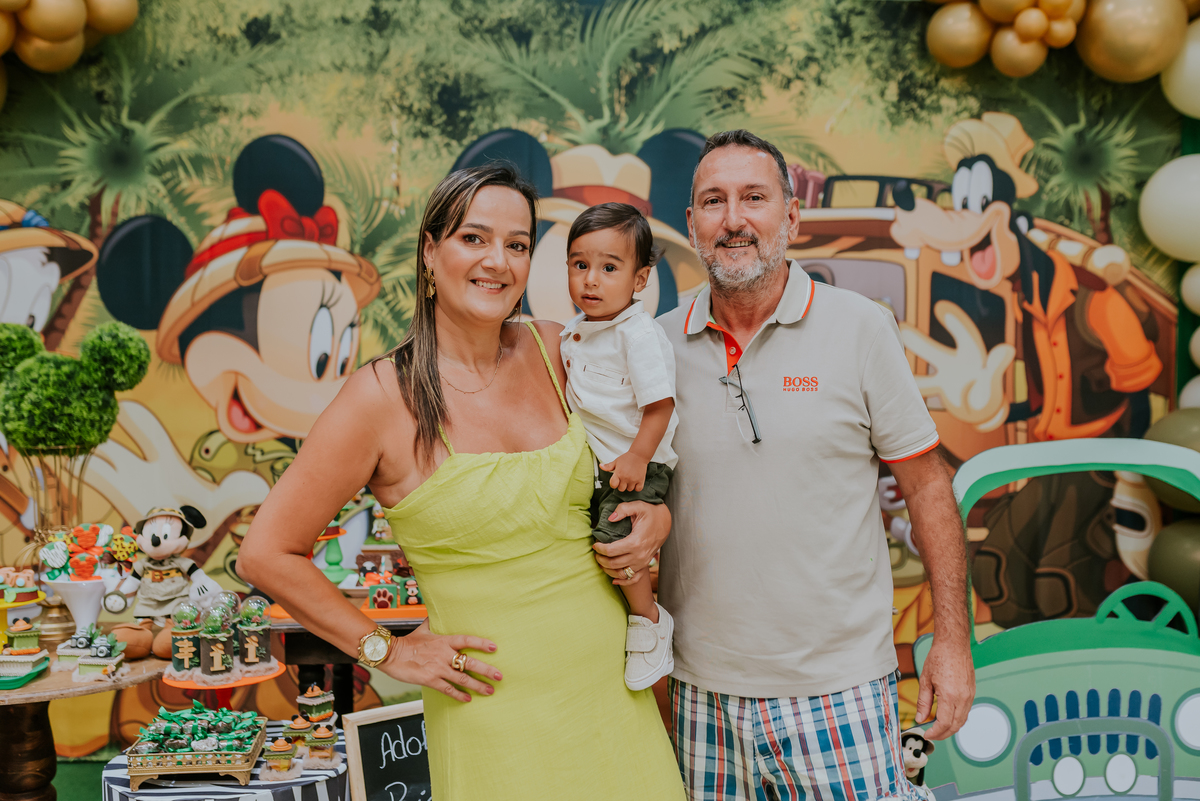 fotografia Rio de Janeiro festa infantil espaço diversão fotografa de familia 1 ano eduardo tema Mickey safari 