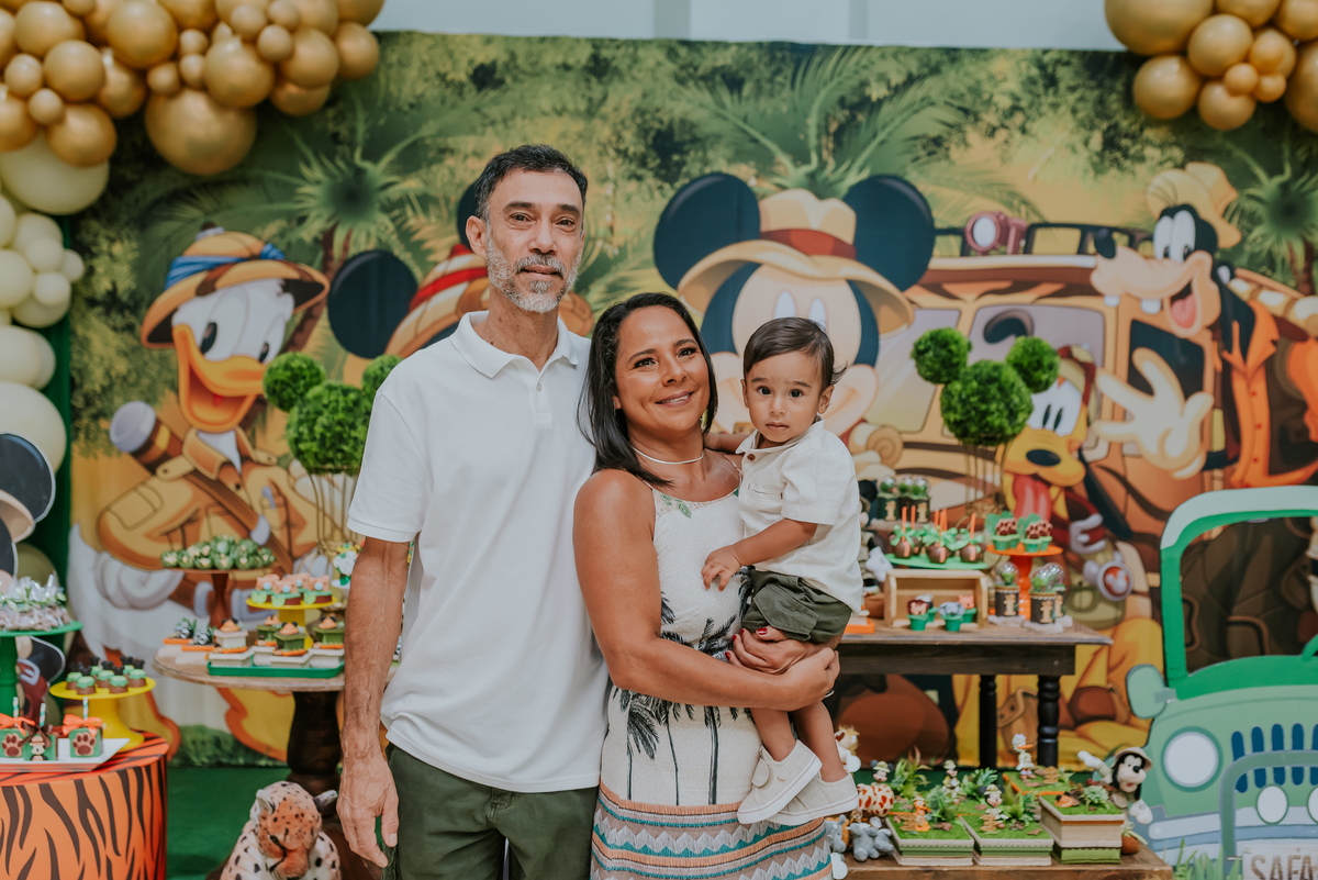 fotografia Rio de Janeiro festa infantil espaço diversão fotografa de familia 1 ano eduardo tema Mickey safari 