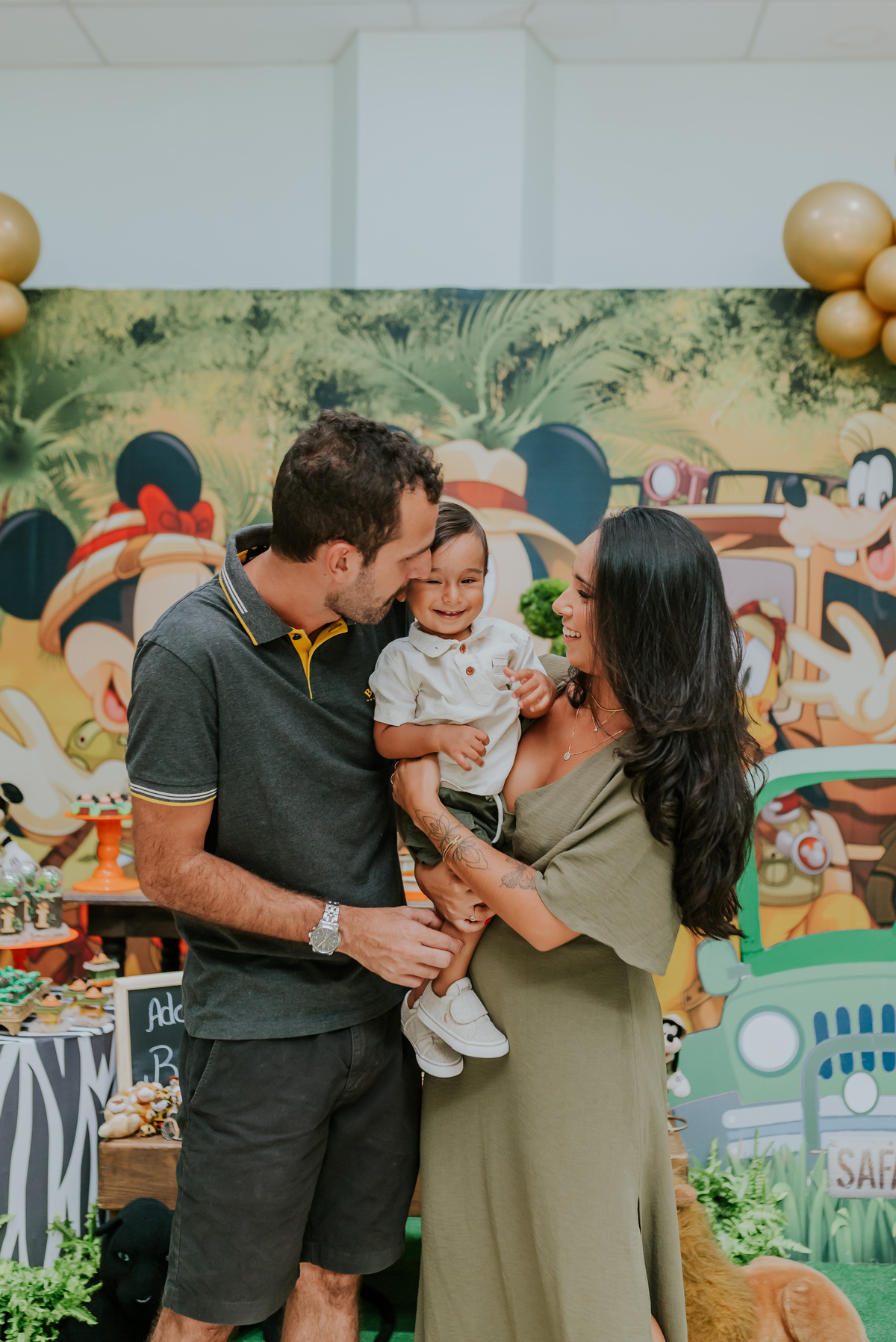 fotografia Rio de Janeiro festa infantil espaço diversão fotografa de familia 1 ano eduardo tema Mickey safari 