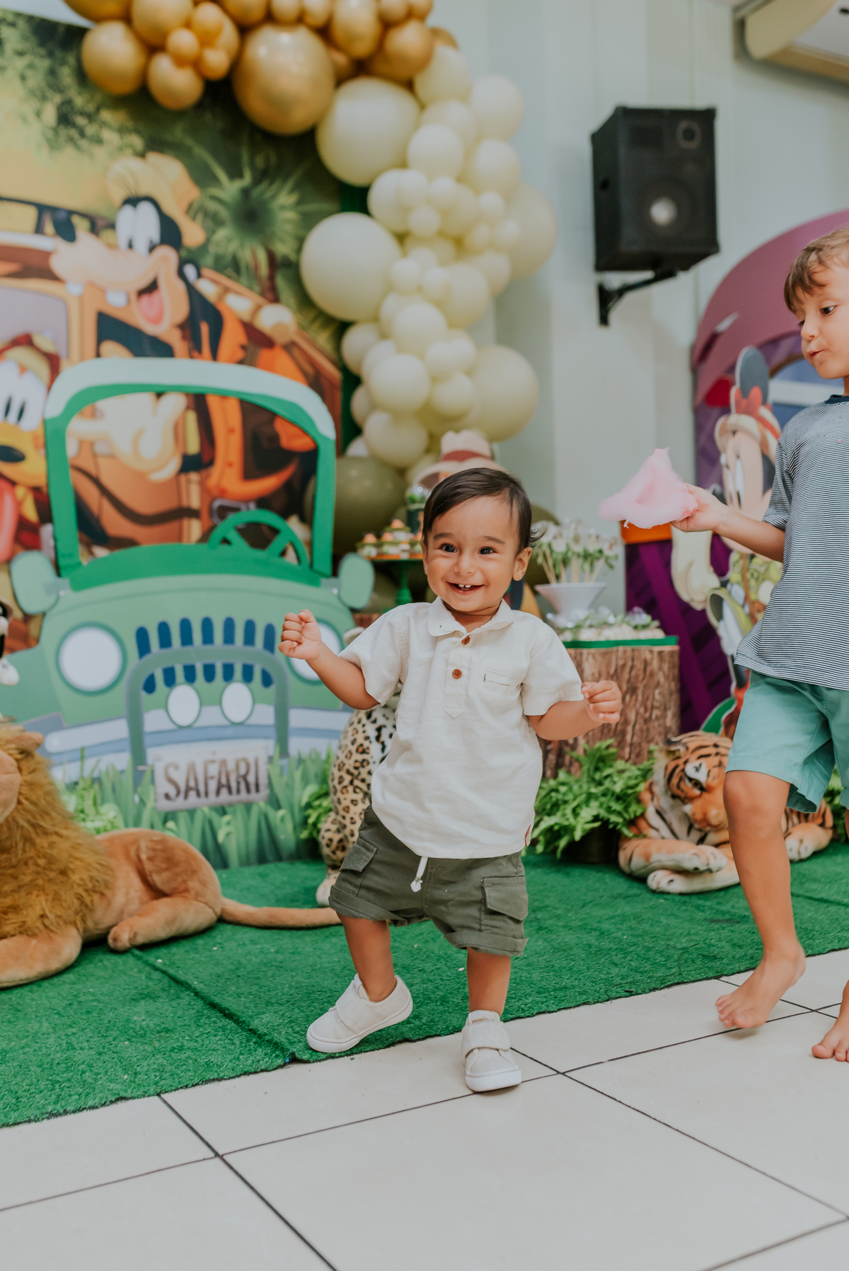 fotografia Rio de Janeiro festa infantil espaço diversão fotografa de familia 1 ano eduardo tema Mickey safari 