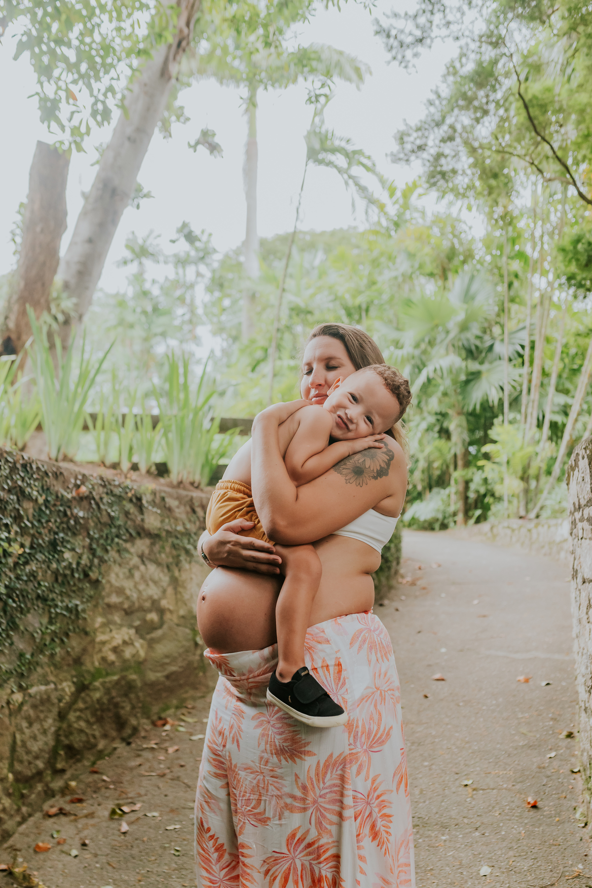 fotografia ensaio gestante familia fotografa parque das ruinas santa Teresa rio de janeiro