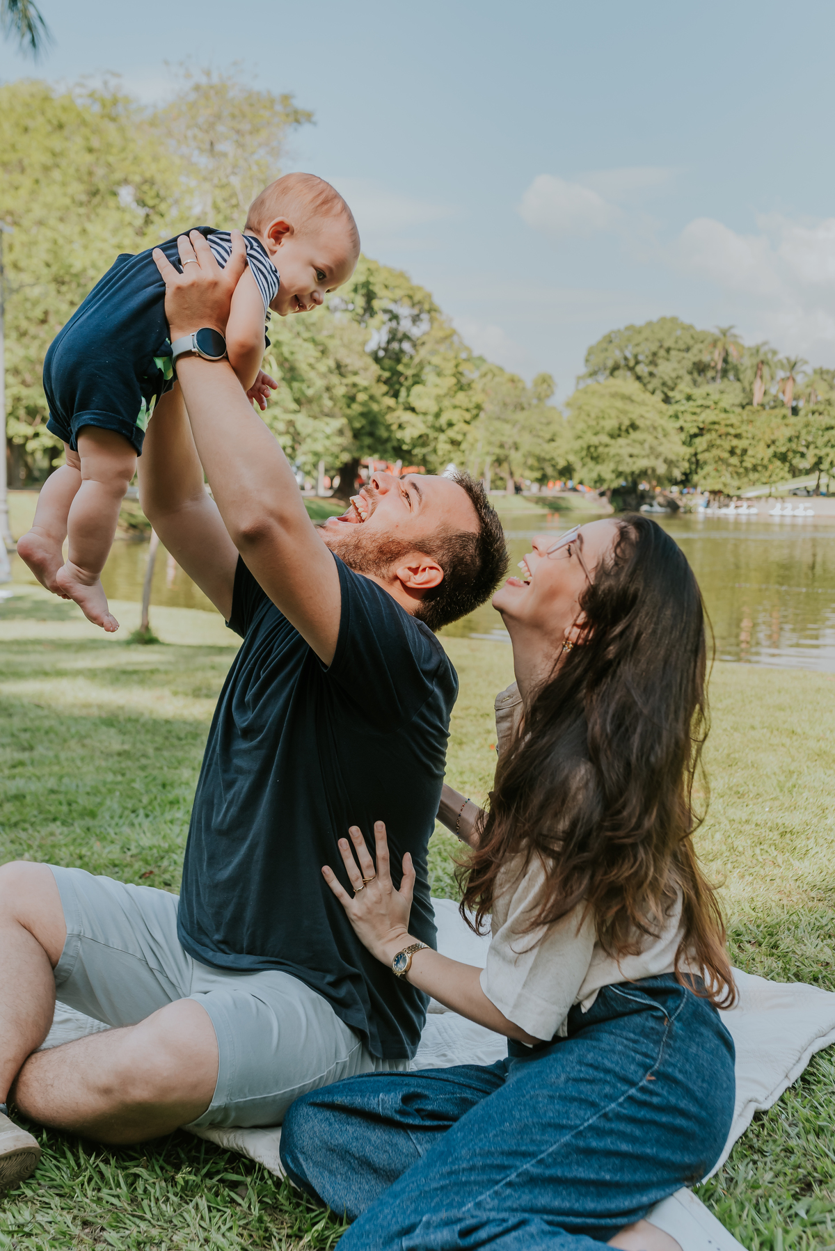 fotografia ensaio externo familia quinta da Boa Vista fotografa Rio de Janeiro 8 meses Joaquim natureza acompanhamento