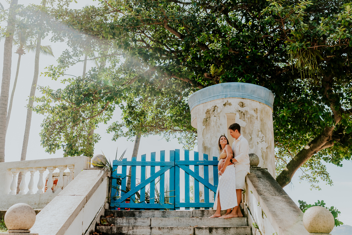 fotografia ensaio gestante praia vermelha urca Rio de Janeiro externo a espera da lua 