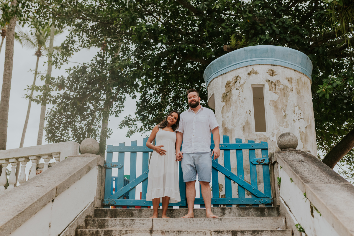 fotografia ensaio gestante revelação praia vermelha urca Rio de Janeiro a espera da Luiza fotografa familia rj 