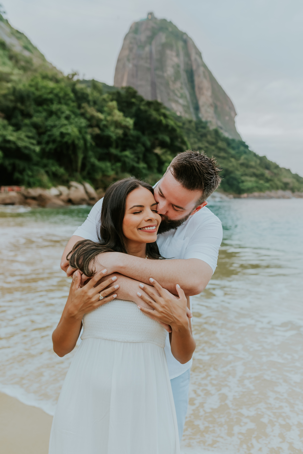 fotografia ensaio gestante revelação praia vermelha urca Rio de Janeiro a espera da Luiza fotografa familia rj 